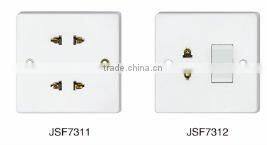 cheap plastic panel 2 gang 2 way hdmi wall panel mounted socket