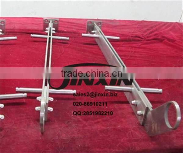 JINXIN flexible fencing fiberglass glass stairs balustrade with fashion design