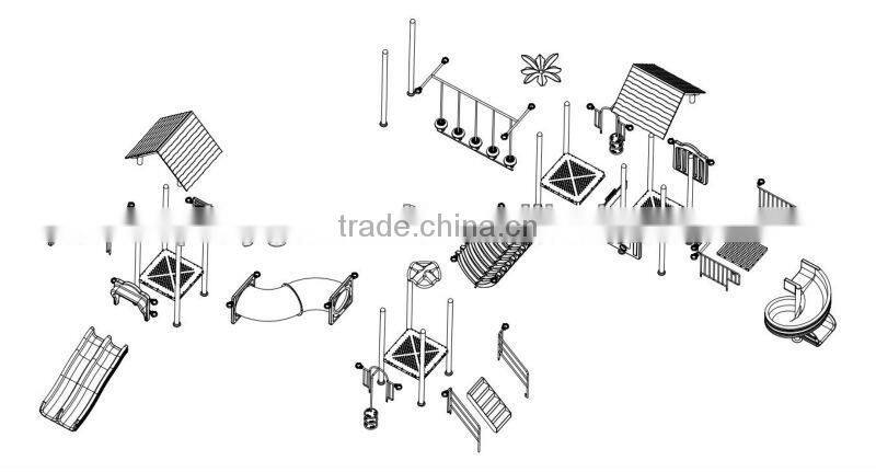 (HB-08702) KIDS FUN LAND ,CHINA 500 TOP BRAND PRESCHOOL SMALL PLAYGROUND FOR CHILDREN