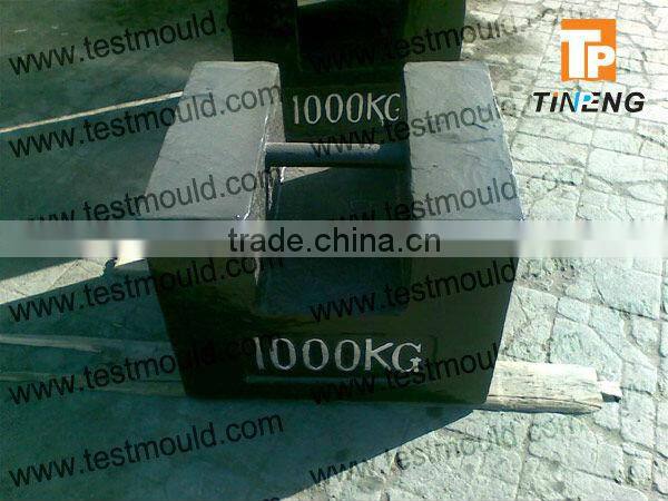 cast iron test weights 1kg~500kg with handle, calibration test weights