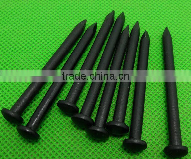 Black Concrete Nail, Mushroom Head Concrete Nail for Guangzhou Supplier