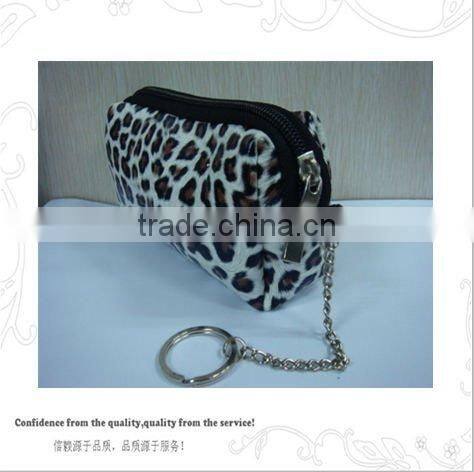 Leopard Printed Neoprene Lady's Magic Wallet / Coin Case/Purse