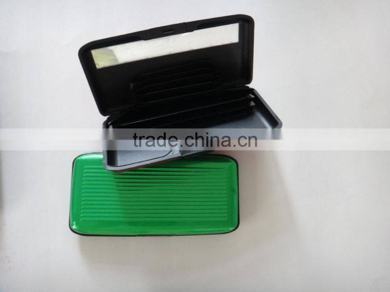 fashion aluminum wallet for girls