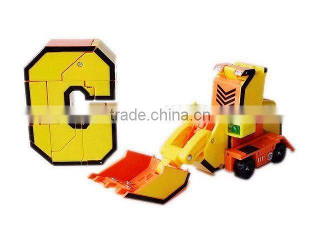 Plastic Transformable Alphabet Toys for kids QS120812033