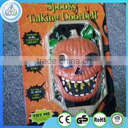 Chinese newest party halloween plastic skull electronic toys