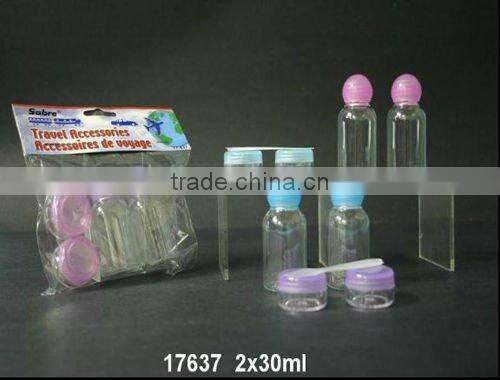 5pcs travel bottles/pet travel bottle set/cosmetic bottle set