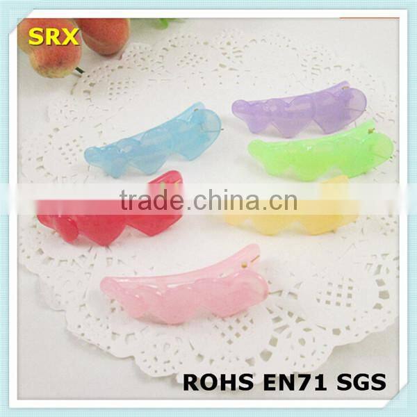 DIY newly style fancy baby hair decoration plastic hair claw clip