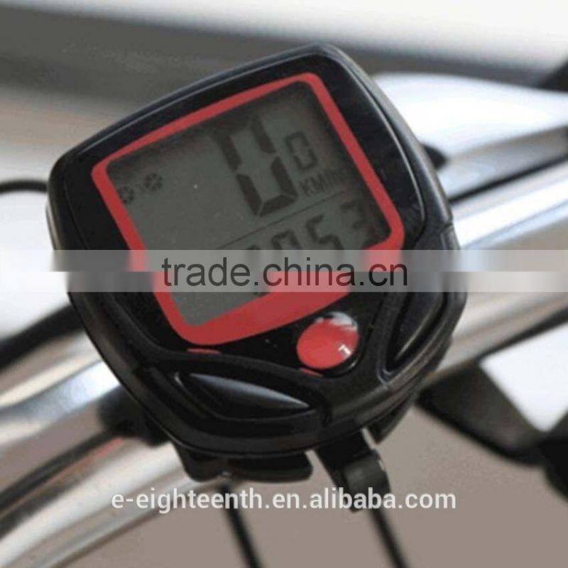 2016 NEW Cycling Bike Bicycle Wireless LCD Cycle Computer Odometer Speedometer Waterproof