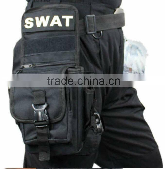 Outdoor multifunctional leg bag package army swat leg bag black tactical bag