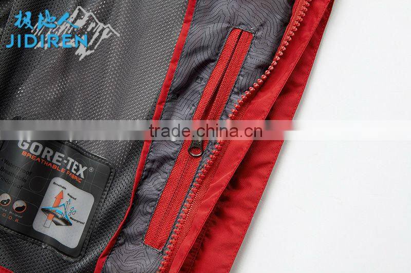 Outdoor clothing winter jacket for woman&waterproof polyester windbreaker jacket