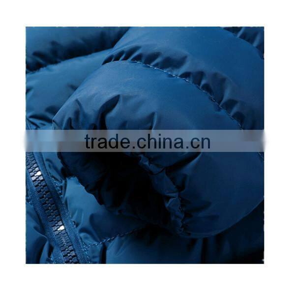 fashion light hooded shiny down jacket for men