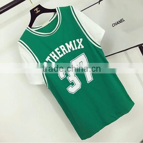 Hottest printing with number 37 long line t-shirts for girls