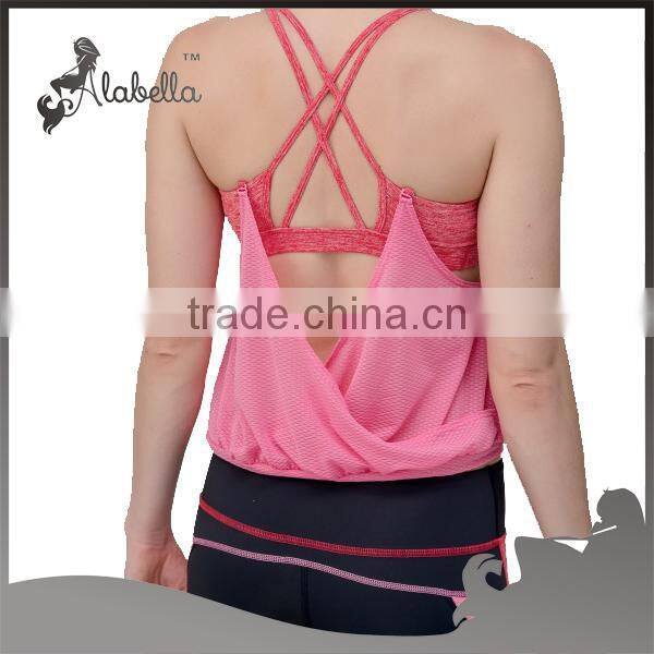 Latest tops designs girls cool summer mesh tops