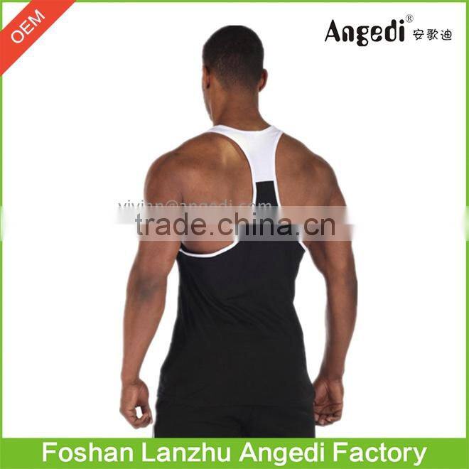 Mens' muscle stringer Mens stringer bodybuilding tank top gym single Y-back muscle racier