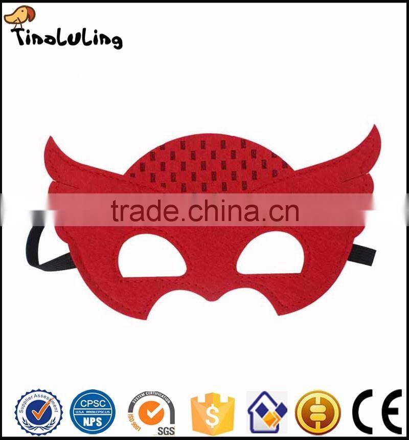 Kids dress up Pretend display cartoon felt mask Catboy Cloak masks