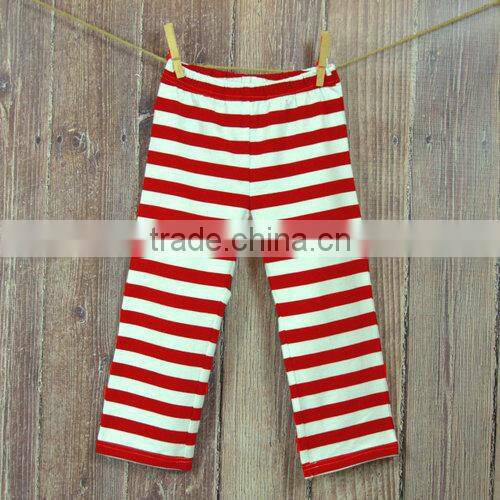 Kids Clothes Kawaii Clothing Boutique Remake Plain Long Sleeve Top And Stripe Ruffle Pants Children Christmas Clothes