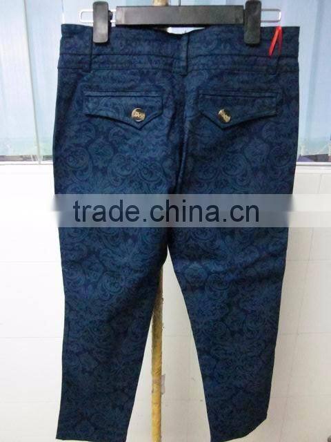 Hottest denim jeans half pants for girls 95% cotton 5% elastane