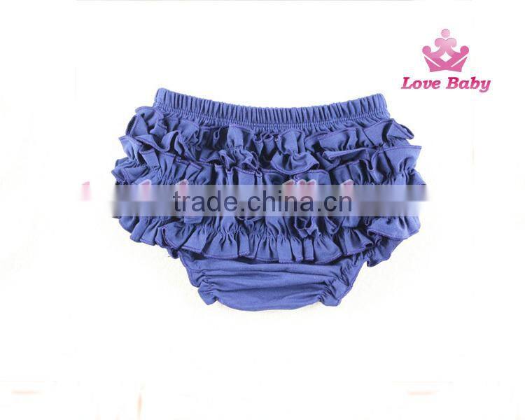 New Arrival Summer Little Girl Underwear Ruffle Cotton Kids Bloomer