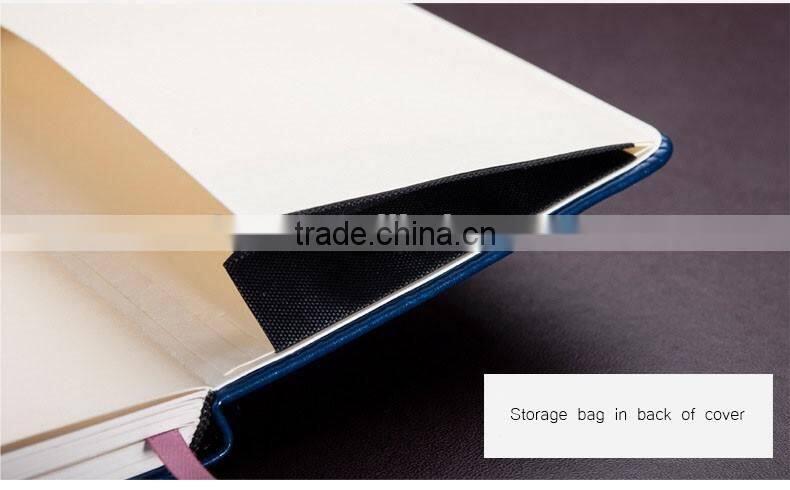 A6 hardcover section sawing binding notebook with stitching customizable leather journey notebook