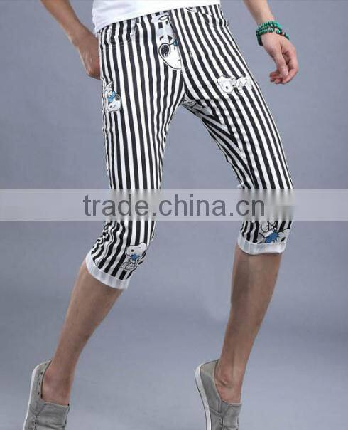 custom men short capri pants