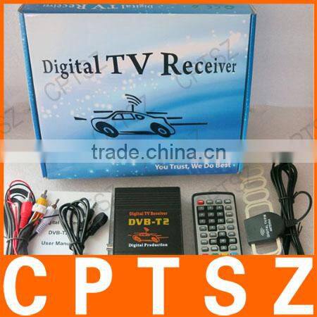 Hot sale Car mpeg4 tv tuner dvb-t2 PVR USB recorder car dvb-t2 digital tv receiver