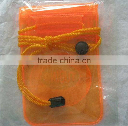 PVC waterproof bag for mobile phone