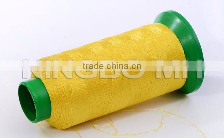 100% Polyester spun gold color sewing thread wholesale