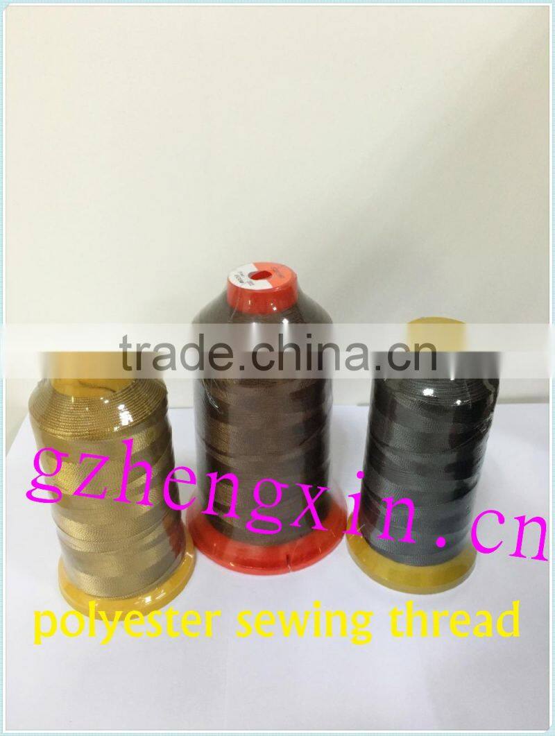 100% high tenacity polyester /filament polyester sewing thread