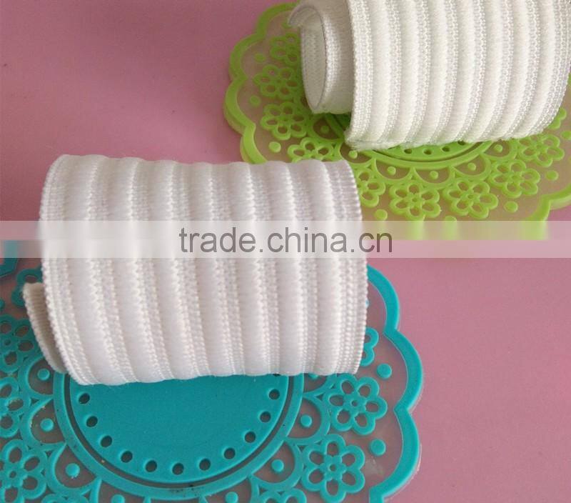 custom elastic band underwear knitted elastic waistband for garments