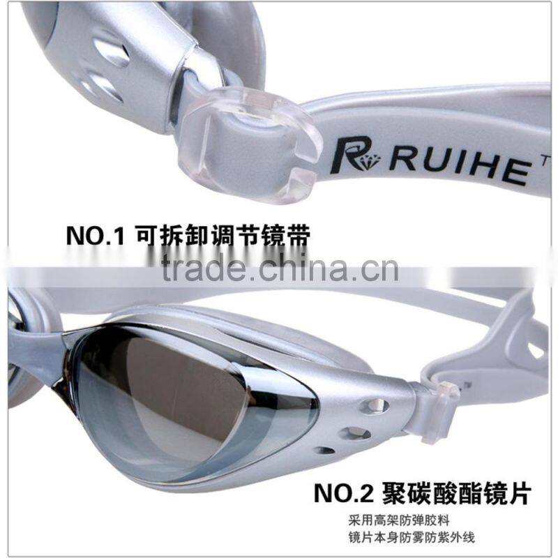 2017 Hot Sale Adjustable Waterproof Anti Fog UV Adults Professional Diving Swimming Glasses Eyewear Swim goggles
