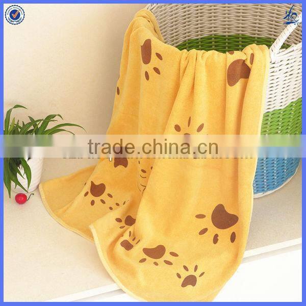 Top quality baby shower towel favors/plush microfiber baby bath towel