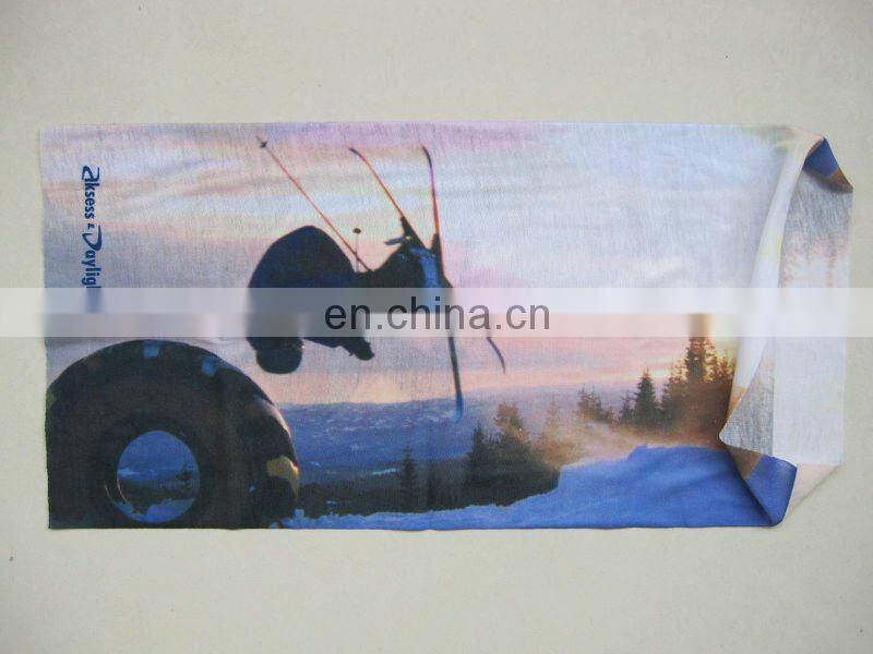 tubular bandana outdoor sports bandana cycling headwear ski bandana seamless polyester bandana