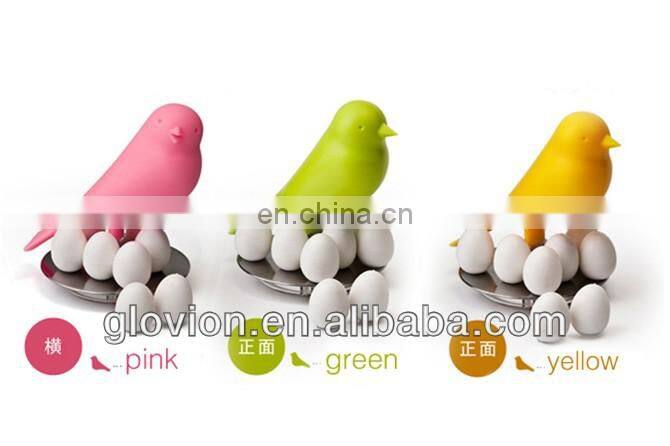 Novelty home decoration cute Bird Holder Set Fridge Magnets small circular magnets