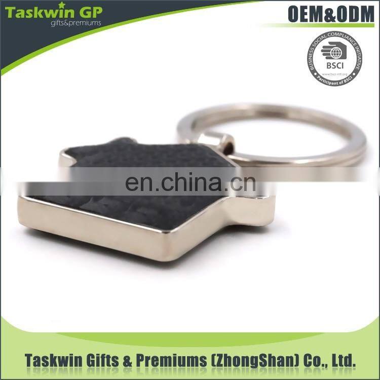 die casting custom house shape metal keychain,3d metal keychain