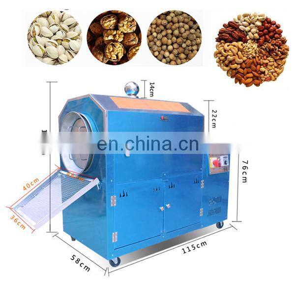 Small Nut Roasting Machines in Hot Selling/Popular macadamia nut roasting machine