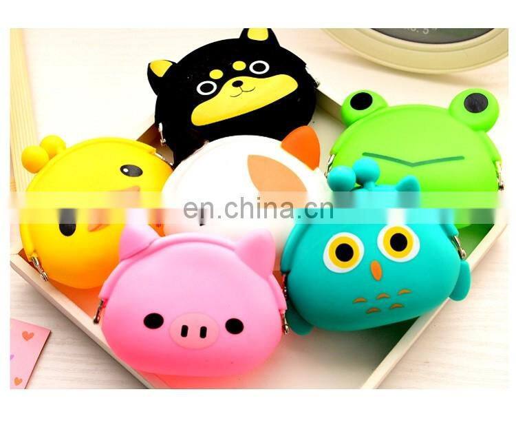 Piggy Coin Bank Wholesale Candy Jelly Silicone Purse Women's Fashion Coin Bag Wallet