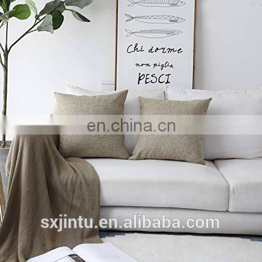 manufacturers Custom Linen Cushion Covers Set of 2 Decorative Throw Pillow Covers for sofa