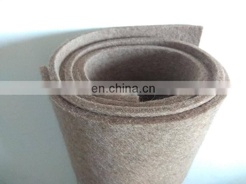 Recycled thin super quality 100% wool felt fabric and pressed wool felt