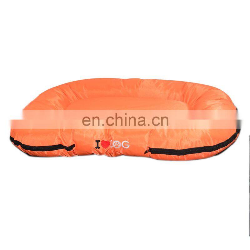 Orthopedic oxford fabric washable zipper cover dog cooling mat