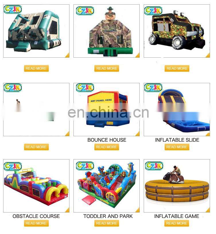 military inflatable bouncer bouncing jumping bouncy castle bounce house