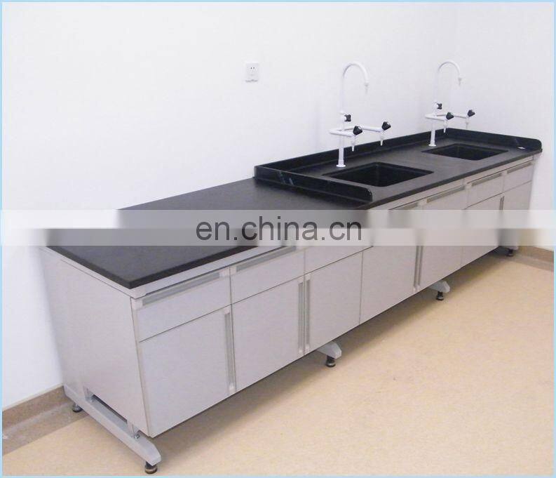 Ho PUI factory price benches Lab furniture supplier lab work wall bench side table