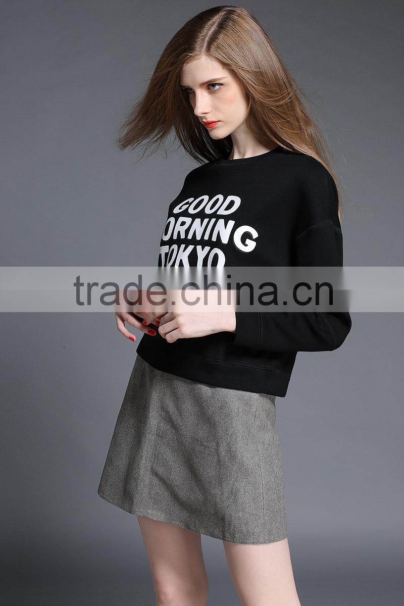 OEM Fashion Printed Good Quality Europe Style Lady Hoody