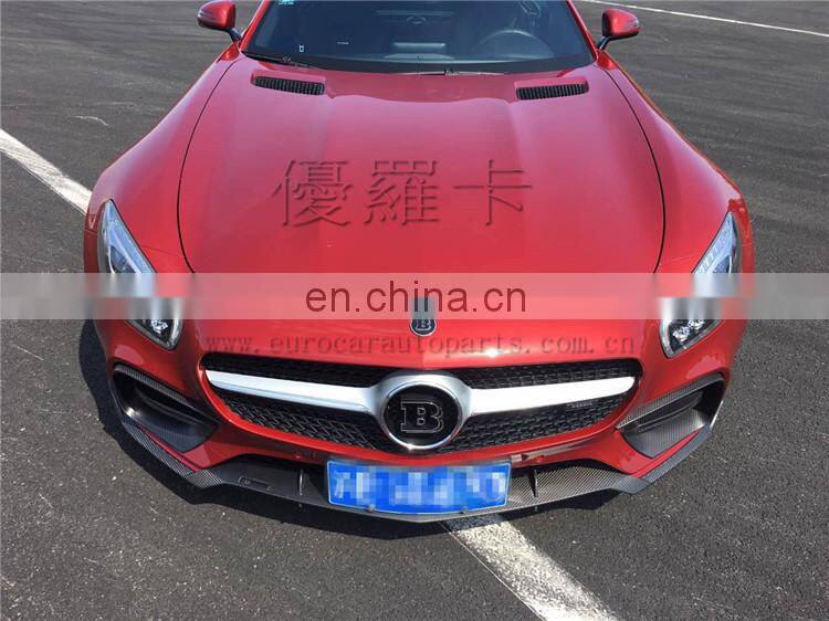 GT GTS carbon finber front lip bumper vent side skirt diffuser rear wing for GT GTS to B style