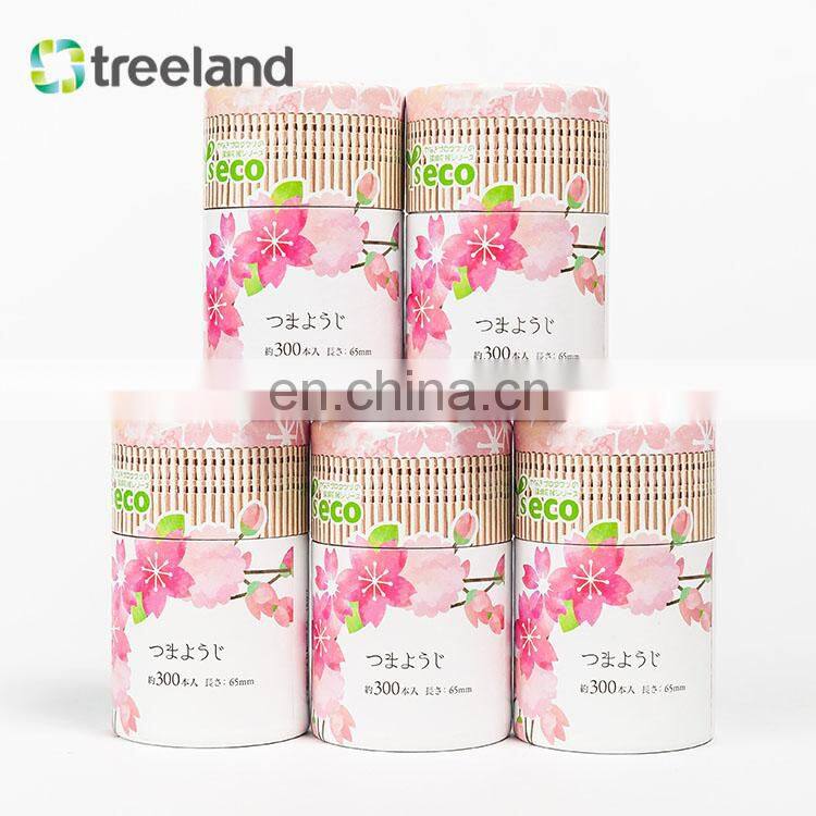 100% Paper Material Tube Packaging toothpick biodegradable paper tube packaging