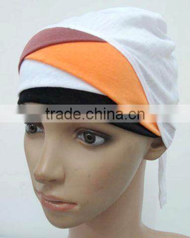 U088 Newest design colorful crossover islamic inner cap muslim underscarf
