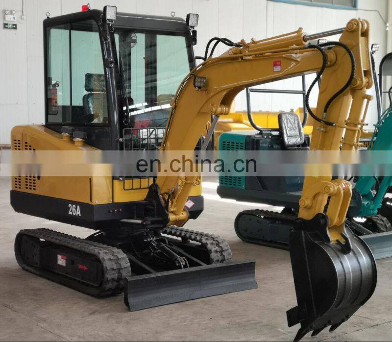 3 Ton Hydraulic Mini Digger Agricultural Excavator for Sale