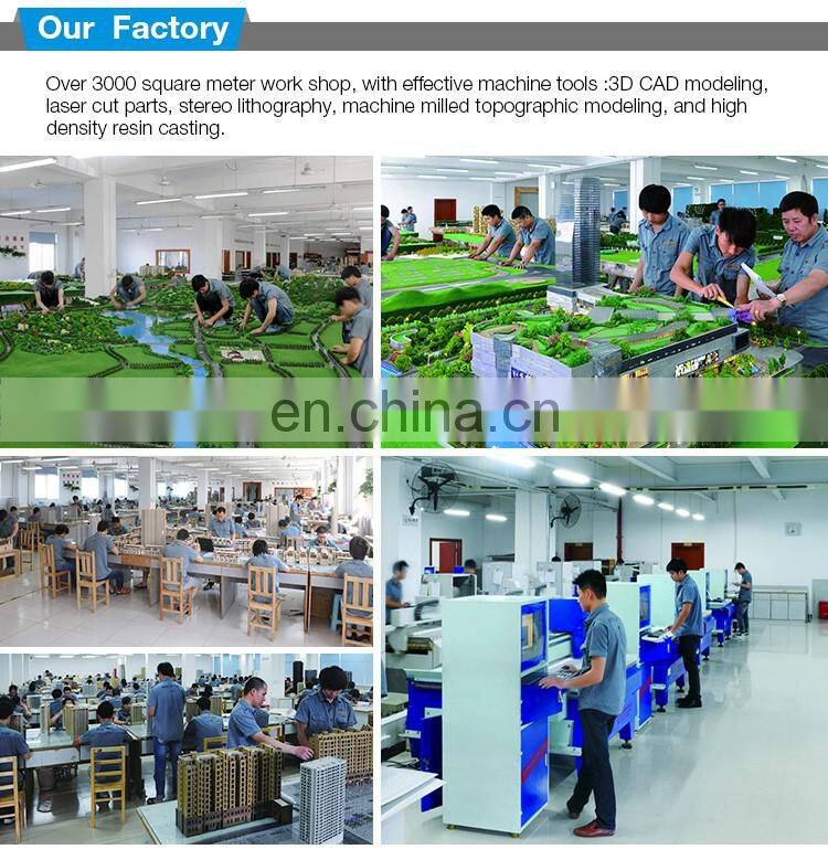 Plastic Hongkong city planning architectural models for sale