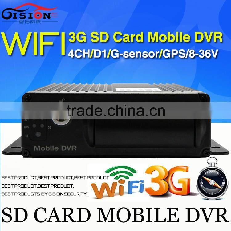 GPS Wifi GSM Module Vehicle Blackbox Dvr GPS 3G Car Dvr For Remote Access Mdvr