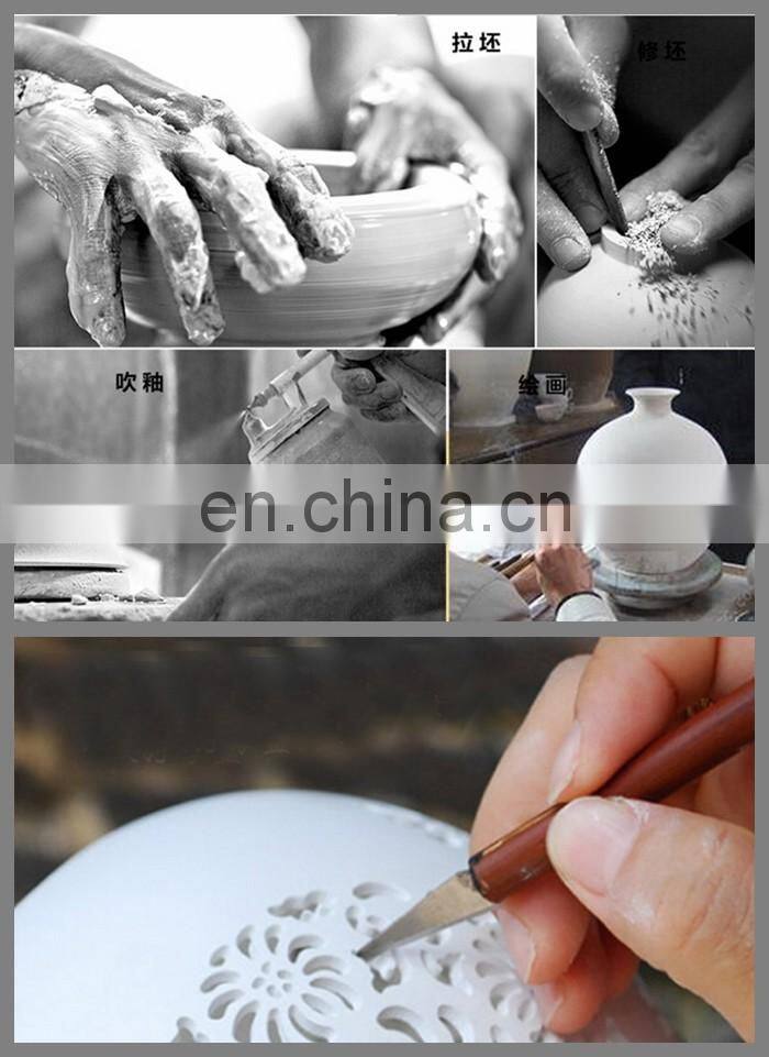 chinese antique blue and white porcelain ceramic desk table lamp