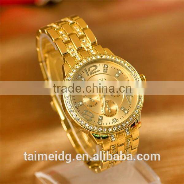 Alibaba wholesale rose gold lady watch date